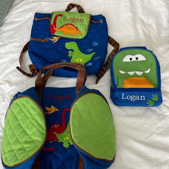Stephen Joseph, LOGAN Personalized Duffel, Lunch Box & Backpack - Picture 1 of 3
